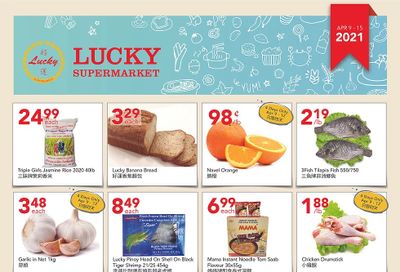 Lucky Supermarket (Edmonton) Flyer April 9 to 15