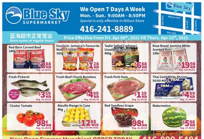 Blue Sky Supermarket (North York) Flyer April 9 to 15