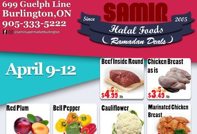 Samir Supermarket Flyer April 9 to 12