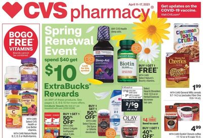 CVS Pharmacy Weekly Ad Flyer April 11 to April 17