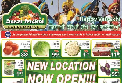 Sabzi Mandi Supermarket Flyer April 9 to 14
