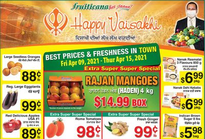 Fruiticana (Edmonton) Flyer April 9 to 15