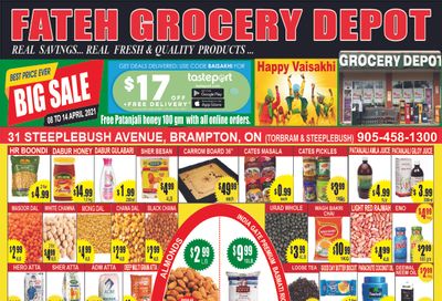 Fateh Grocery Depot Flyer April 8 to 14