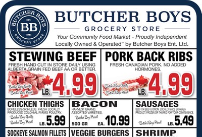 Butcher Boys Grocery Store Flyer October 16 to 25