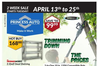 Princess Auto Flyer April 13 to 25