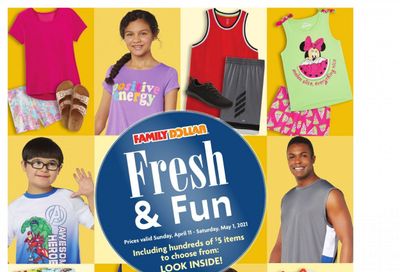 Family Dollar Weekly Ad Flyer April 11 to May 1