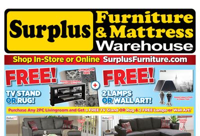 Surplus Furniture & Mattress Warehouse (Sydney) Flyer April 12 to May 2