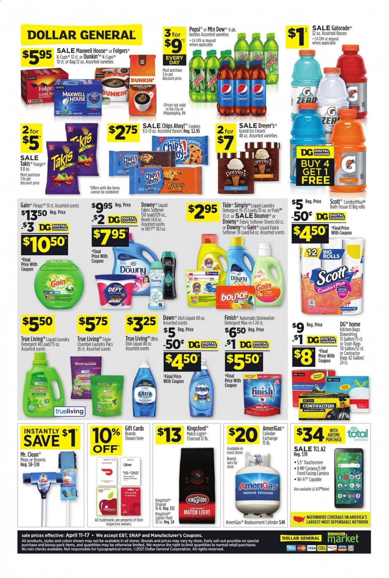 Dollar General (MI, TX) Weekly Ad Flyer April 11 to April 17