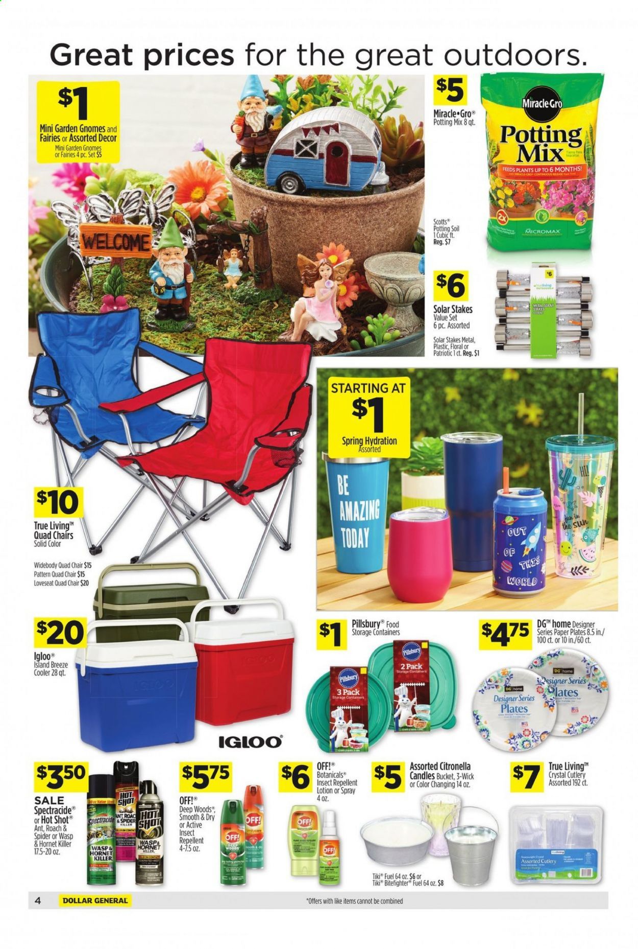 Dollar General (MI, TX) Weekly Ad Flyer April 11 to April 17