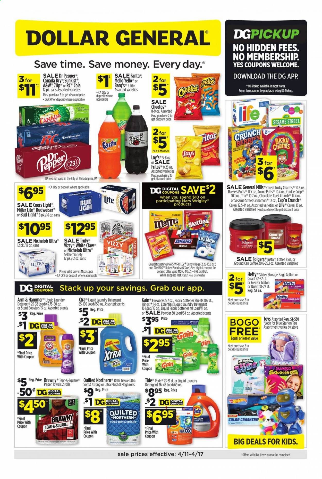 Dollar General (MS) Weekly Ad Flyer April 11 to April 17