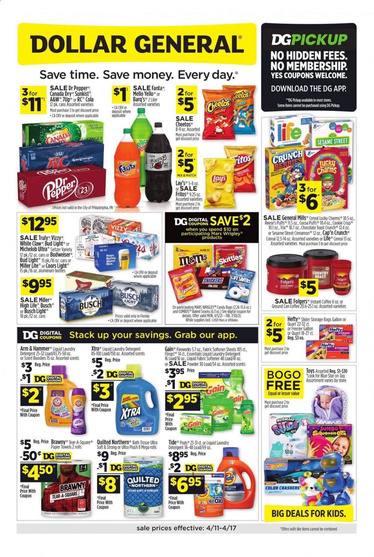 Dollar General (FL) Weekly Ad Flyer April 11 to April 17
