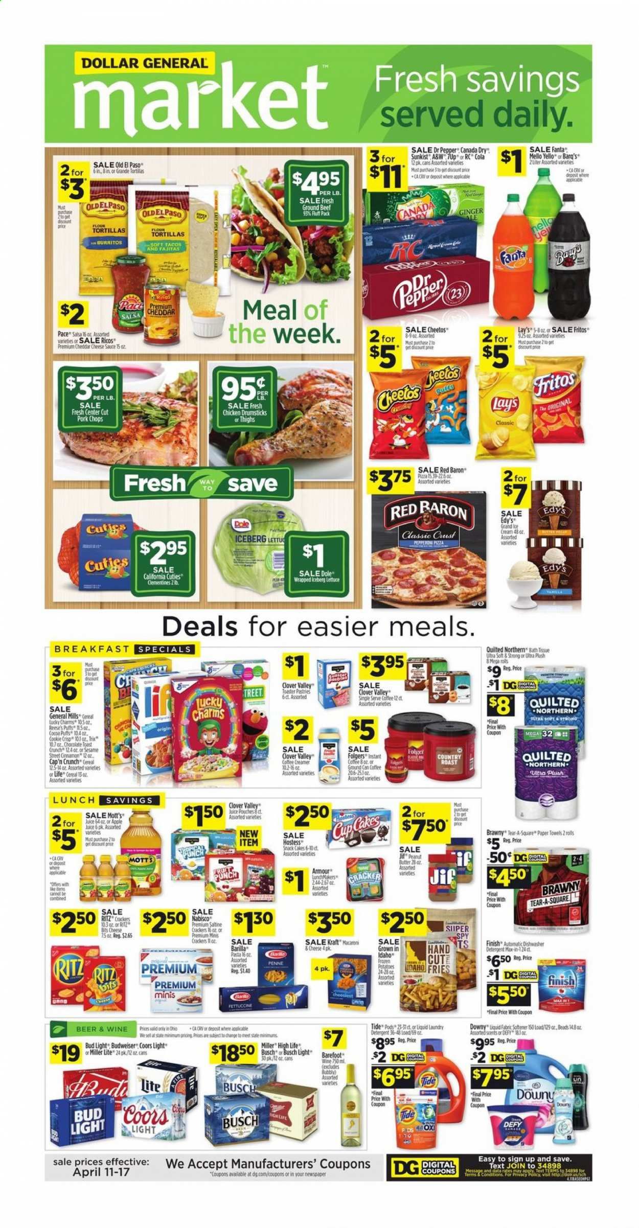 Dollar General (OH) Weekly Ad Flyer April 11 to April 17