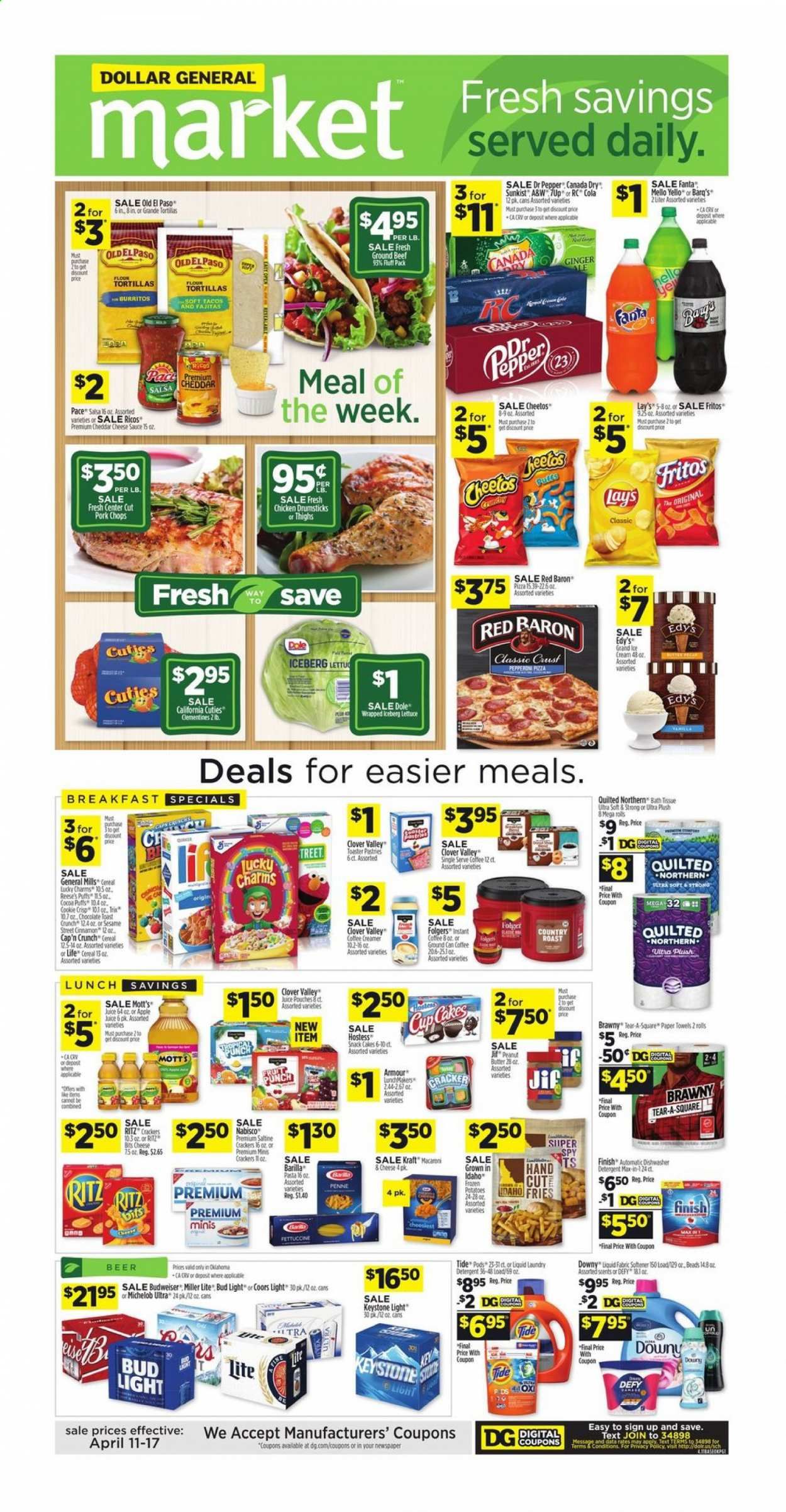Dollar General (OK) Weekly Ad Flyer April 11 to April 17
