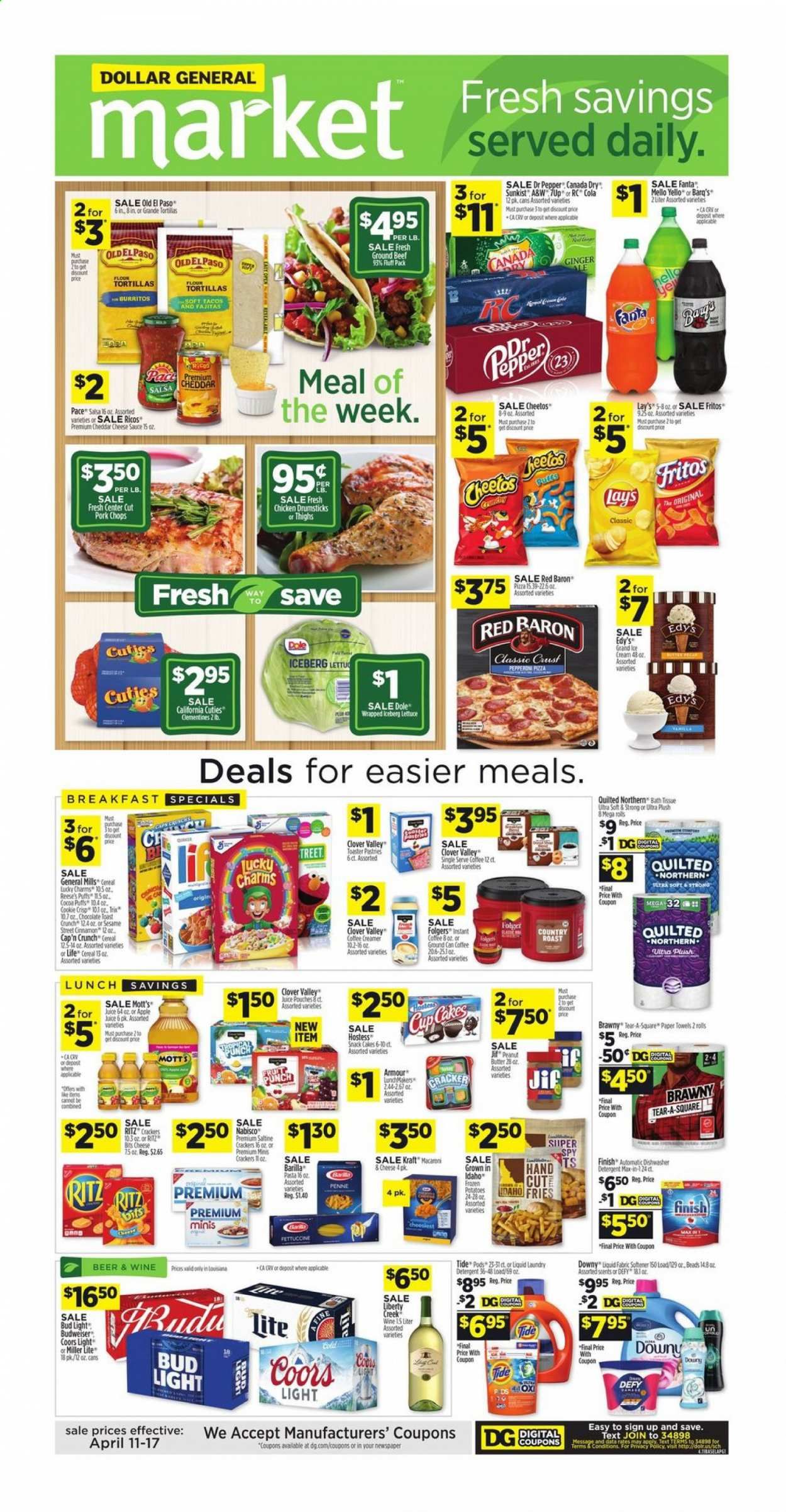 Dollar General (LA) Weekly Ad Flyer April 11 to April 17