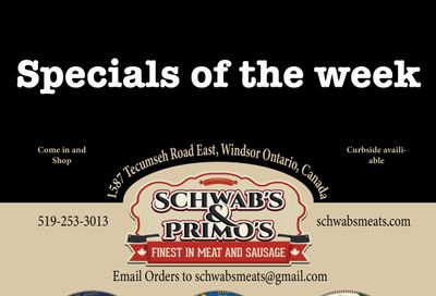 Schwab's & Primo's Flyer April 13 to 17