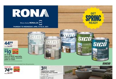 Rona (Atlantic) Flyer April 15 to 21