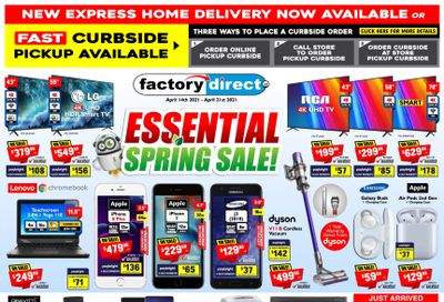 Factory Direct Flyer April 14 to 21