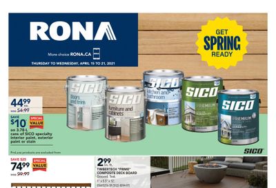 Rona (West) Flyer April 15 to 21