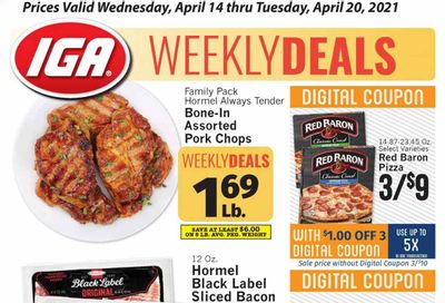 IGA Weekly Ad Flyer April 14 to April 20