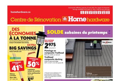 Home Hardware Building Centre (QC) Flyer April 15 to 21