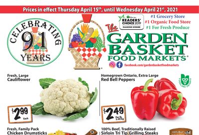 The Garden Basket Flyer April 15 to 21