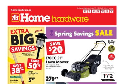 Home Hardware (Atlantic) Flyer April 15 to 21