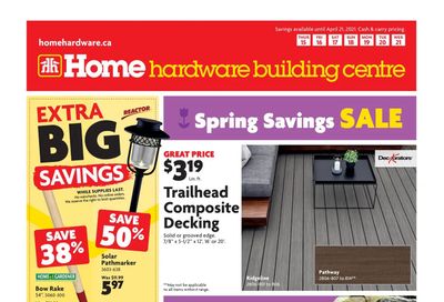 Home Hardware Building Centre (BC) Flyer April 15 to 21