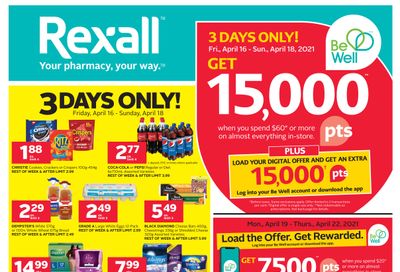 Rexall (West) Flyer April 16 to 22