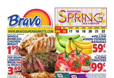 Bravo Supermarkets (CT, FL, MA, NJ, NY, PA, RI) Weekly Ad Flyer April 16 to April 22