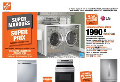 Home Depot (QC) Flyer April 15 to 21