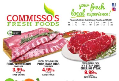 Commisso's Fresh Foods Flyer April 16 to 22
