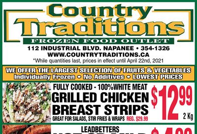 Country Traditions Flyer April 15 to 22