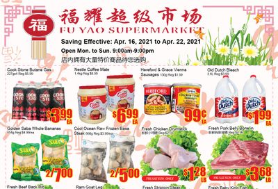 Fu Yao Supermarket Flyer April 16 to 22 