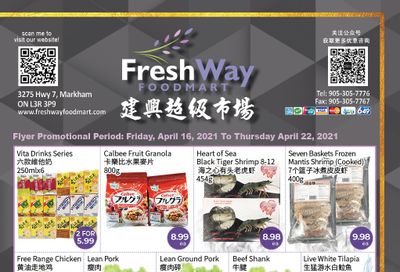 FreshWay Foodmart Flyer April 16 to 22