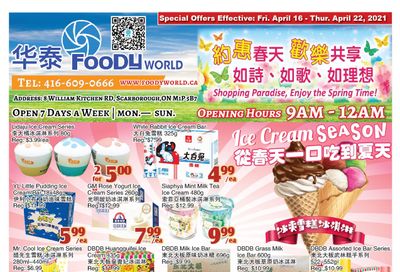 Foody World Flyer April 16 to 22