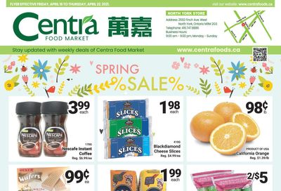 Centra Foods (North York) Flyer April 16 to 22