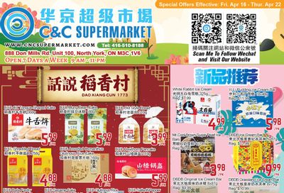 C&C Supermarket Flyer April 16 to 22