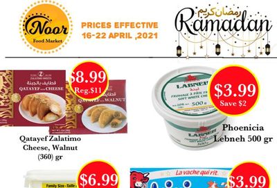 Noor Food Market Flyer April 16 to 22