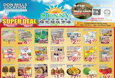 Sunny Foodmart (Don Mills) Flyer April 16 to 22