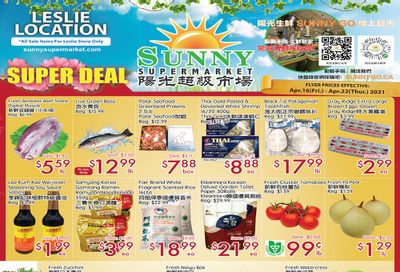Sunny Supermarket (Leslie) Flyer April 16 to 22