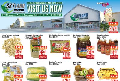 Skyland Food Mart Flyer April 16 to 22
