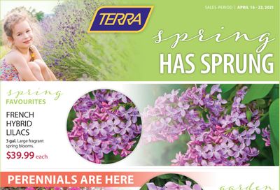 Terra Greenhouses Flyer April 16 to 22