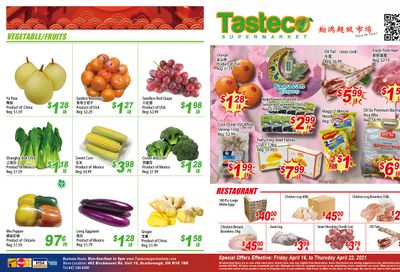 Tasteco Supermarket Flyer April 16 to 22