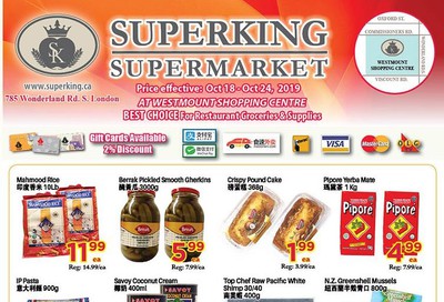 Superking Supermarket (London) Flyer October 18 to 24