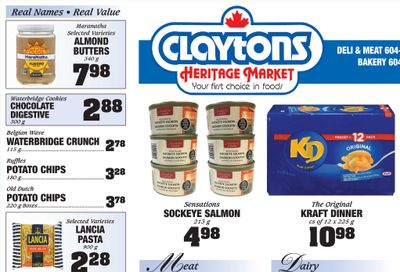 Claytons Heritage Market Flyer April 16 to 22