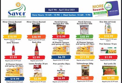 Savor Supermarket Flyer April 9 to 22