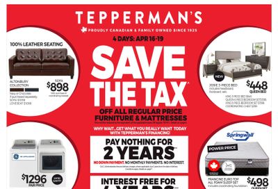 Tepperman's Flyer April 16 to 22