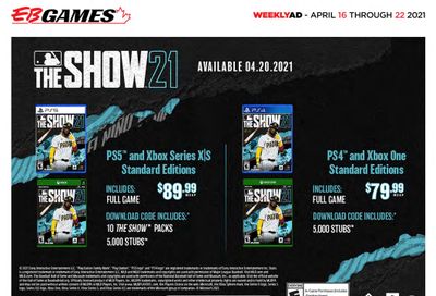 EB Games Flyer April 16 to 22