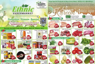 Ethnic Supermarket Flyer April 16 to 22