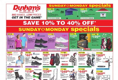 Dunham's Sports Weekly Ad Flyer April 17 to April 22